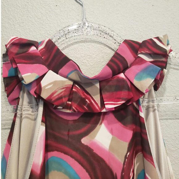 Private gallery medium abstract circle colorful dress - Picture 5 of 6